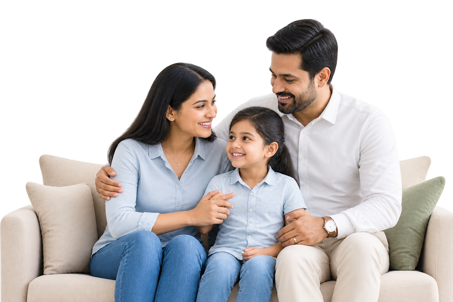 Family protected by insurance